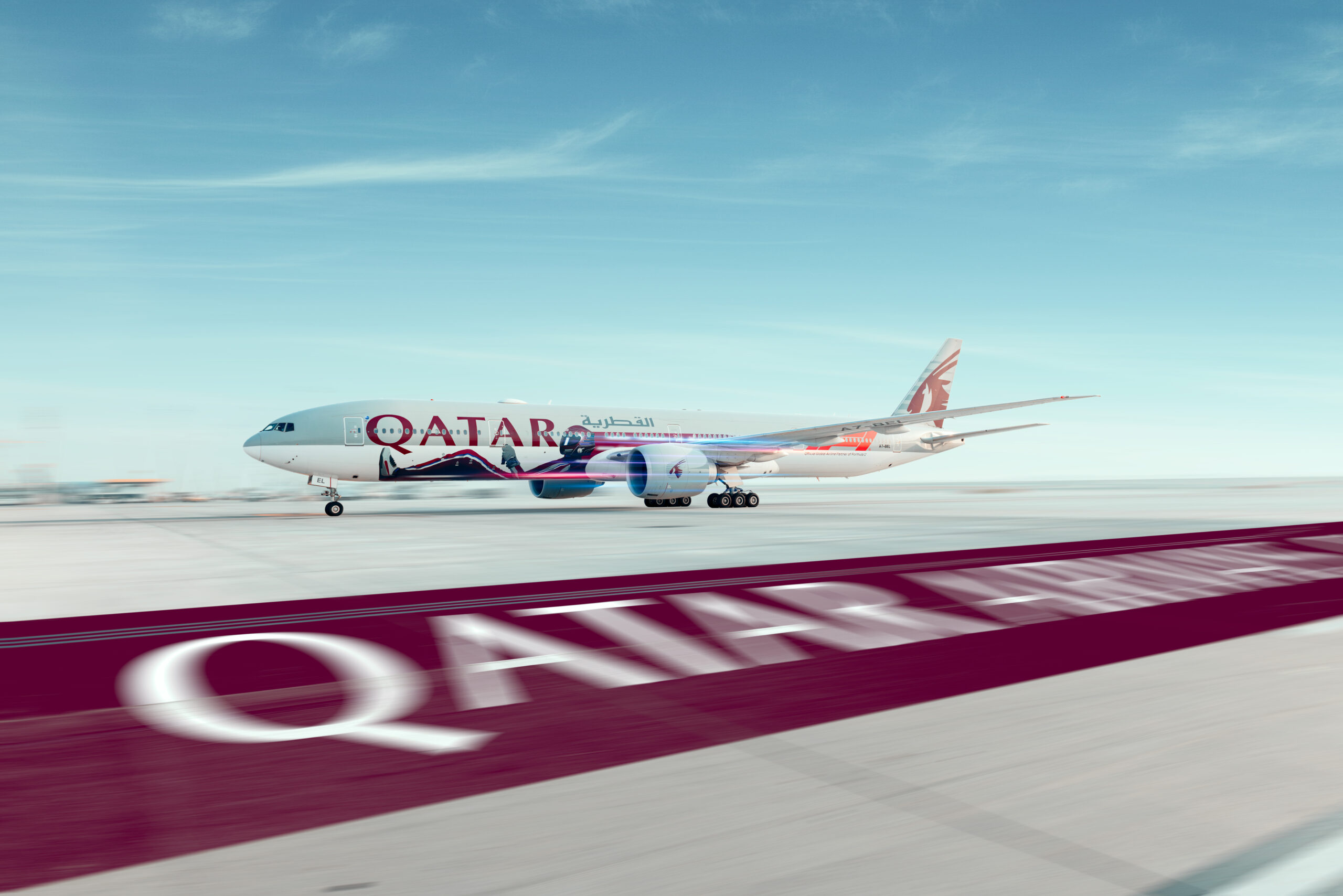 Qatar Airways Revela Nova Pintura Em Aeronaves Para O Grande Pr Mio De